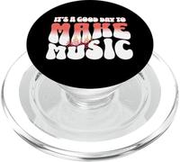 It's A Good Time Day Make Music Band Teacher Retro Musician PopSockets PopGrip pour MagSafe