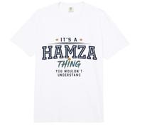 It's a Hamza Thing You Wouldnt Understand Funny Name Comfort Colors Adult Heavyweight T-Shirt