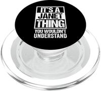 It's A Janet Thing You Wouldn't Understand - First Name PopSockets PopGrip pour MagSafe