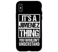 It's A Jimenez Thing You Wouldn't Understand Family Photo Coque pour iPhone X/XS