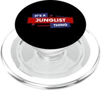 It's a Junglist Thing Drum and Bass Dance Music Junglists PopSockets PopGrip pour MagSafe