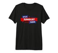 It's a Junglist Thing Drum and Bass Dance Music Junglists T-Shirt Haut de Gamme
