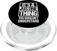 It's A Justine Thing You Wouldn't Understand First Name PopSockets PopGrip pour MagSafe