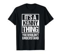 It's A Kenny Thing You Wouldn't Understand - First Name T-Shirt Graphique avec Valeur, Homme, Noir, L