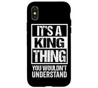 It's A King Thing You Wouldn't Understand Family Name Coque pour iPhone X/XS