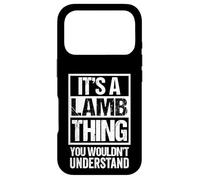 It's A Lamb Thing You Wouldn't Understand Surname Name Coque pour iPhone 17 Pro