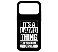 It's A Lamb Thing You Wouldn't Understand Surname Name Coque pour iPhone 17 Pro Max