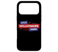 It's A Millionaire Thing Rich Person Entrepreneur Quote Coque pour iPhone 17 Pro Max