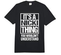 It's A Nicki Thing You Wouldn't Understand First Name Comfort Colors Adult Heavyweight T-Shirt