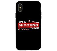 It's a Shooting Thing Competition Pistol Or Rifle Shooters Coque pour iPhone X/XS
