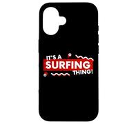 It's a Surfing Thing Surf Board Retro Beach Ocean Surfers Coque pour iPhone 16