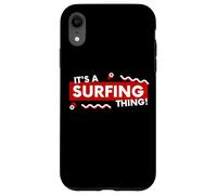 It's a Surfing Thing Surf Board Retro Beach Ocean Surfers Coque pour iPhone XR