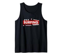 It's a Surfing Thing Surf Board Retro Beach Ocean Surfers Débardeur