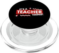 It's a Teacher Thing K-12 Classroom Educator English Faculty PopSockets PopGrip pour MagSafe