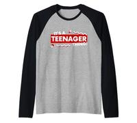Its a Teenager Thing Back to High School Trendy Teen Student Manche Raglan