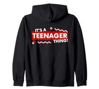 Its a Teenager Thing Back to High School Trendy Teen Student Sweat à Capuche