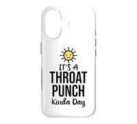 It's a Throat Punch Kind of Day Its a Throat Punch Kinda Day Coque pour iPhone 17