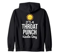 Its a Throat Punch Kinda Day Funny Farewell Coworker Leaving Sweat à Capuche
