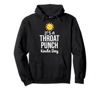 Its a Throat Punch Kinda Day Funny Farewell Coworker Leaving Sweat à Capuche
