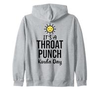 Its a Throat Punch Kinda Day Funny Farewell Coworker Leaving Sweat à Capuche