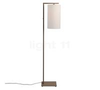 It's about RoMi Boston Lampadaire abat-jour lin blanc/pied sable - H. 45 x ø25 cm