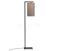 It's about RoMi Boston Lampadaire abat-jour lin sombre/pied noir - H. 45 x ø25 cm