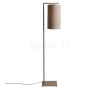 It's about RoMi Boston Lampadaire abat-jour lin sombre/pied sable - H. 45 x ø25 cm