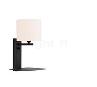 It's about RoMi Florence Applique abat-jour lin blanc/Body schwarz - sans lampe de lecture Ce luminaire comporte des modules à LED prémontés de classes énergétiques A A++, A+, A