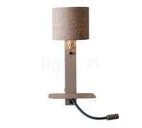 It's about RoMi Florence Applique abat-jour lin sombre/Body sand - avec lampe de lecture