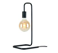 It's about RoMi LONDON/T/B Lampe à Poser, Fer, E27, 40 W, Noir, 20 x 20 x 44 cm
