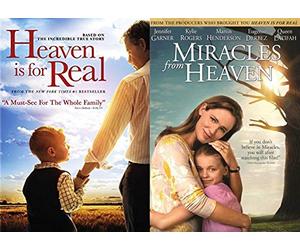 It's About The Upper Room: Heaven Is For Real & Miracles From Heaven 2 DVD Faith Based Bundle