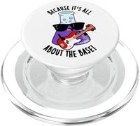 It's All About Base Funny Chemistry Jeu de mots PopSockets PopGrip pour MagSafe