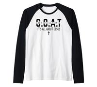 It's All About Jesus Make Heaven Crowded God Over All Things Manche Raglan