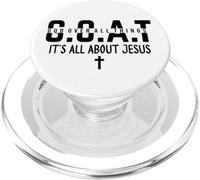 It's All About Jesus Make Heaven Crowded God Over All Things PopSockets PopGrip pour MagSafe