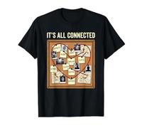 It's All Connected Mystery Solving Crime Scene Halloween T-Shirt Graphique avec Valeur