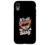It's All Gravy Baby Funny Thanksgiving Holiday Day Coque pour iPhone XR