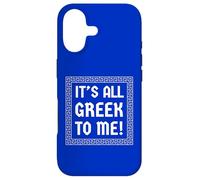 It's All Greek to Me ! Vacances Amusantes en Grèce Assorties Coque pour iPhone 17