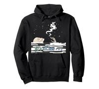 It's All Lies Squelette Smoking in Water Under The Stars Sweat à Capuche