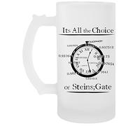 Its All The Choice Of Steins Gate Transparent Bière Agresser Transparent Beer Mug