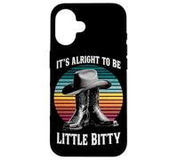 It's Alright to Be Little Bitty, Musique Country rétro pour Tout-Petit Coque pour iPhone 16