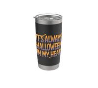 It's Always Halloween In My Head Effrayant Terrifiant |- Gobelet isotherme en acier inoxydable double paroi