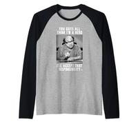 It's Always Sunny Frank The Hero Black and White Photo TV Manche Raglan