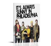 It's Always Sunny in Philadelphia Décoration murale moderne haute définition imprimée pour peintures murales imperméables dans les salons, chambres, bureaux et salles de bains 30 x 45 cm