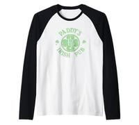 It's Always Sunny Paddy's Irish Pub Clover St. Patrick's Day Manche Raglan
