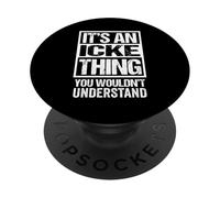 It's an Icke Thing You Wouldn't Understand Berlin Dialect PopSockets PopGrip Adhésif