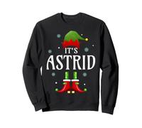 It's Astrid Elf Nom personnalisé Amusant de Noël Astrid Sweatshirt