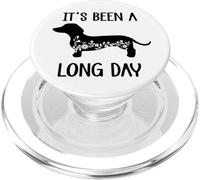 Its Been a Long Day Dachshund Funny Doxie Mom Dachshund Mama PopSockets PopGrip pour MagSafe