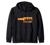 It's Beer Time Cool Beer Funny Drinking Beer Lover Sweat à Capuche