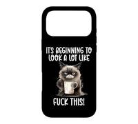 It's Beginning to Look a Lot Like Fuck This Funny Cat Coffee Coque pour iPhone 17 Pro Max