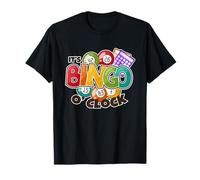 It's Bingo O Clock Caller Dauber Game Night Fun Lucky Bingo T-Shirt